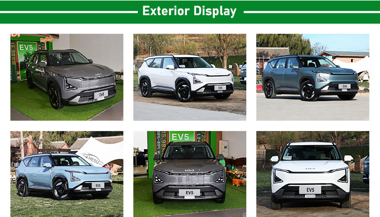 2024 Kia EV5 Pure Electric SUV for Adults Size 4615x1875x1715mm Powered by Lithium Iron Phosphate Battery