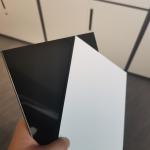 Black Color PE Aluminum Composite Panel 1250mm For Interior Decoration
