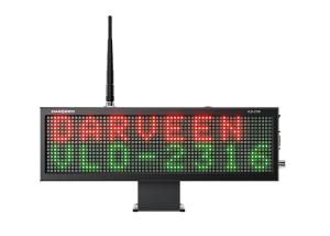 Quality 2 Lines 3 Colors 16 Characters In-Vehicle LED Display Wide Range Power Input wholesale