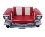 Red Blue Industrial Retro Chevy Car Shape Sofa Couch