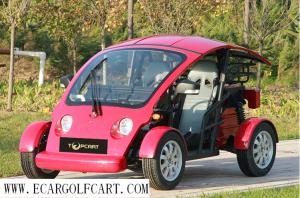Quality Mini Small Two Seater Golf Cart , Safty 4 Wheel Golf Cart With Vacuum Tire wholesale