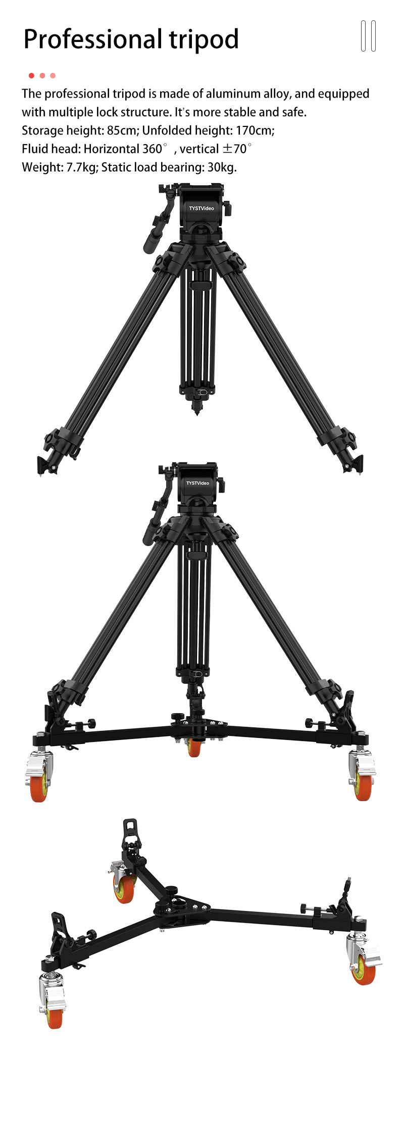 One Large Monitor Teleprompter with High Resolution and Supported Language TYST Video