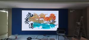 Quality Full Color Indoor P4 LED Video Wall Display Studio Center Large Shopping Mall 800CD wholesale