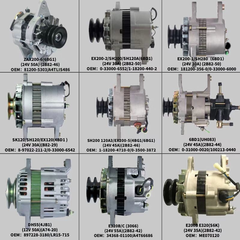 0-31000-0020 Isuzu Engine Alternator 6BD1 24V 45A 100213-0440