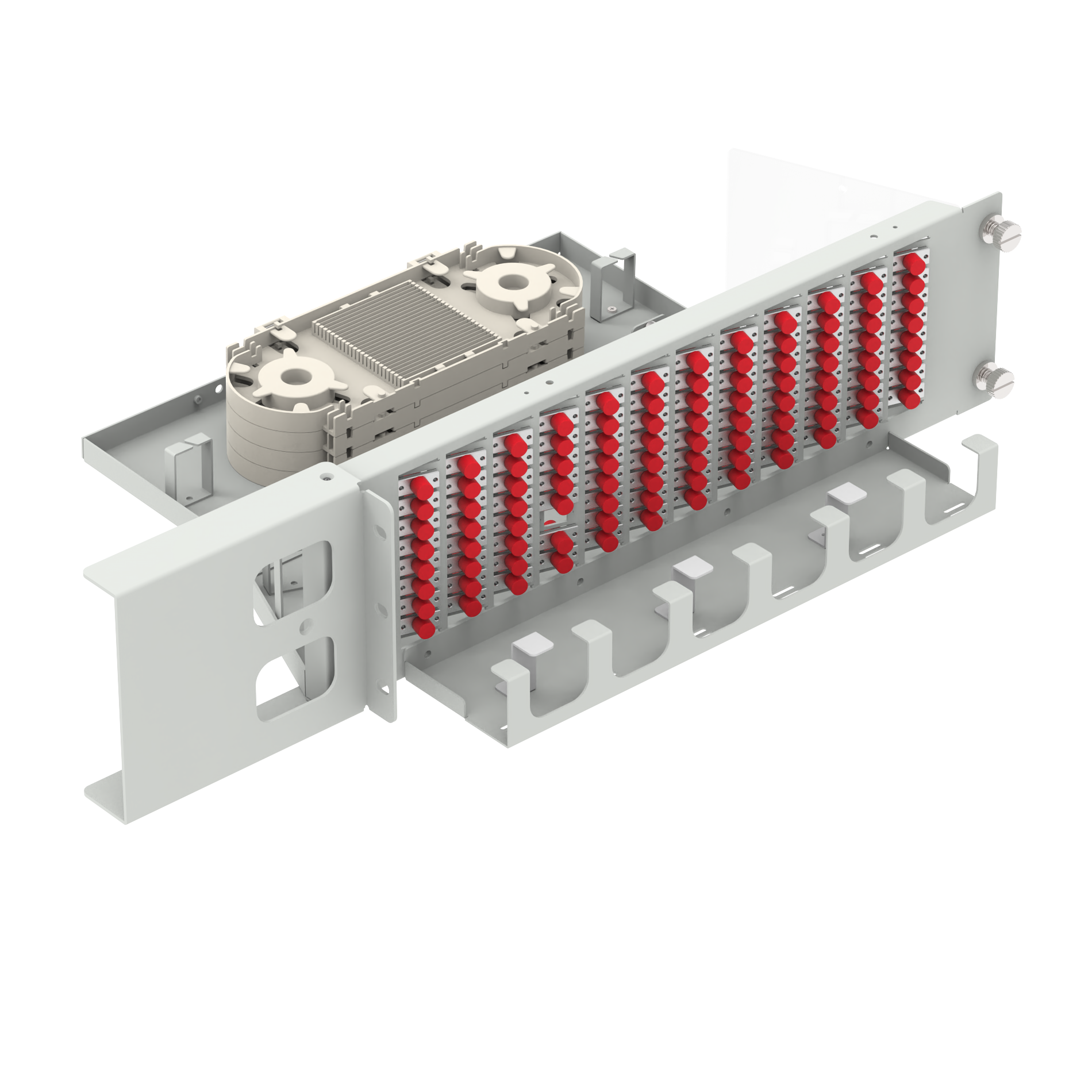 19 Inch Fiber Optic Equipment-UPC Type 96 Cores Swing Optical Patchpanel for Network ODN