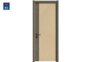 Quality Custom Design Eco-Friendly Waterproof Pvc Veneer Modern Wood Doors Prices wholesale