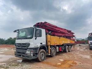 Quality 52m Used Truck Concrete Pump 38t , Renew Mounted Concrete Pump wholesale