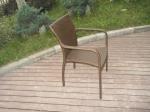 4 Seat Country Style PE Rattan Wicker Kitchen / Dining Room Sets