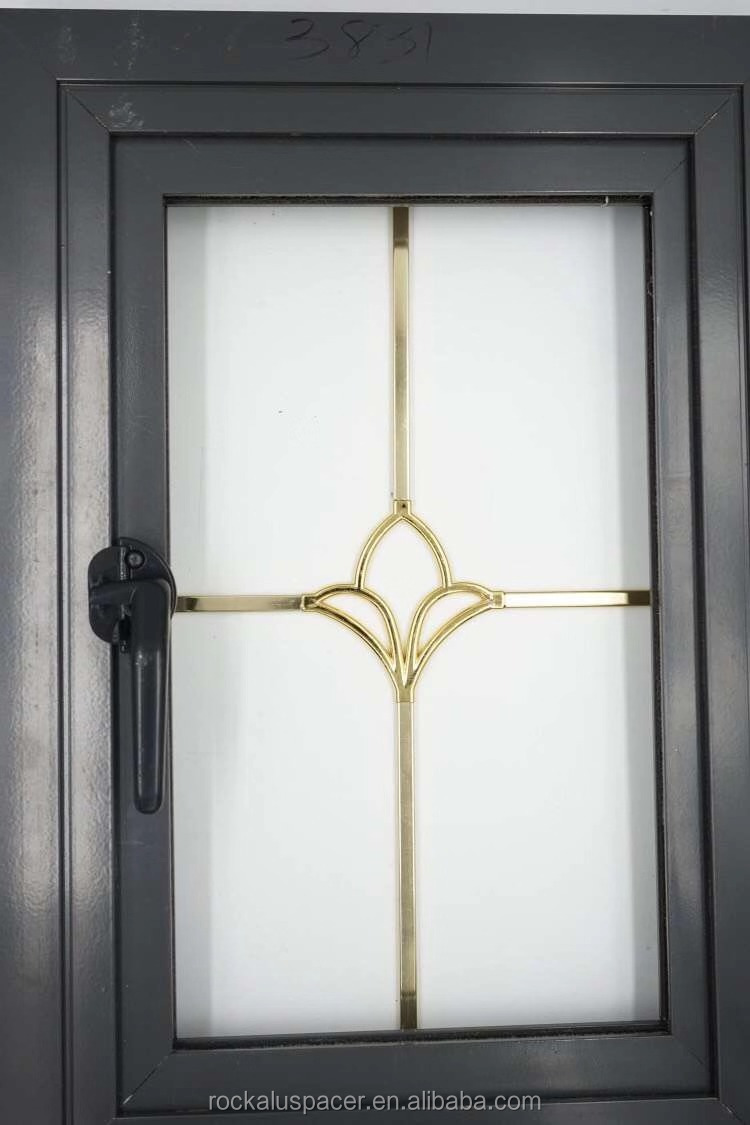 Aluminium 5*9mm Windows Georgian Bar For UPVC Windows And Doors