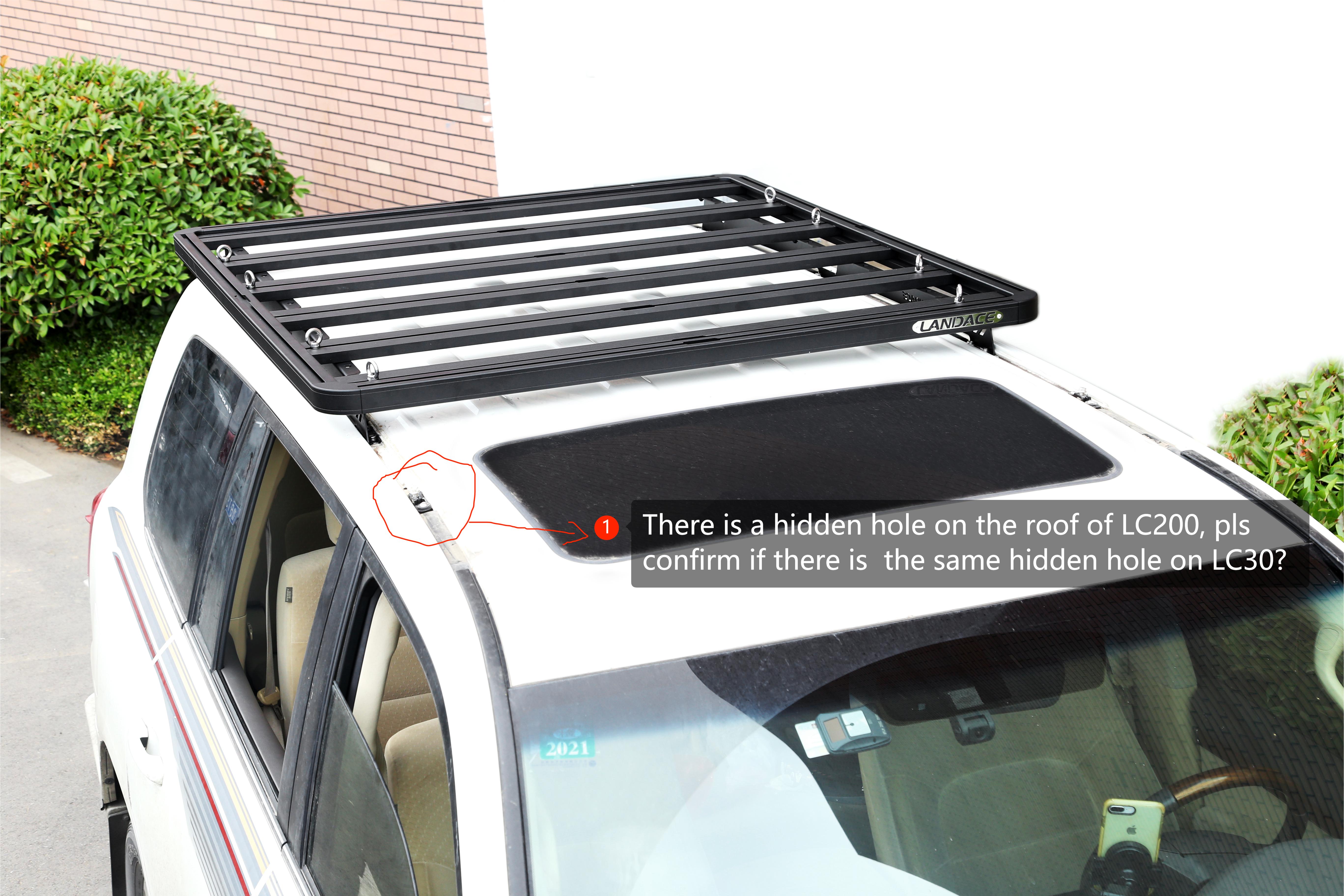 Y60 Off Road Vehicle Universal Aluminum Alloy Roof Racks Laser Cutting Process