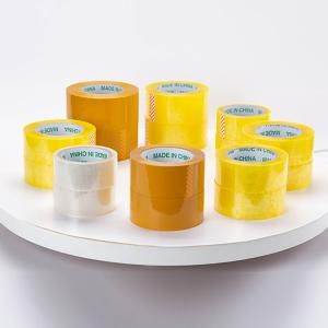 Quality 90mic Shipping Sealing Transparent BOPP Adhesive Tape Tightly Wound Packing wholesale