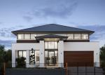 High-quality ultra modern prefab homes in light gauge steel frame home building