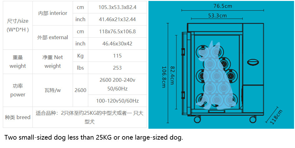 110V Dog Grooming Dryer