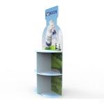 PVC Floor To Floor Display Rack Store Display Stand For Alcohol And Health