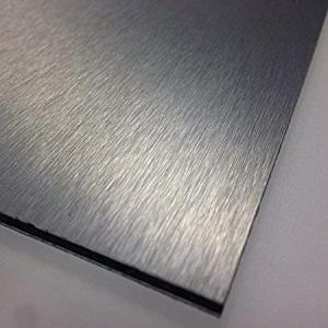 Quality Brushed Silver Aluminium Sheet Plate 1050A Corrosion Resistant Light Weigh wholesale