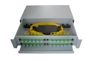 Quality 19&quot; 2U ODF 48cores Fiber Optic Distribution Frame Slidable wholesale