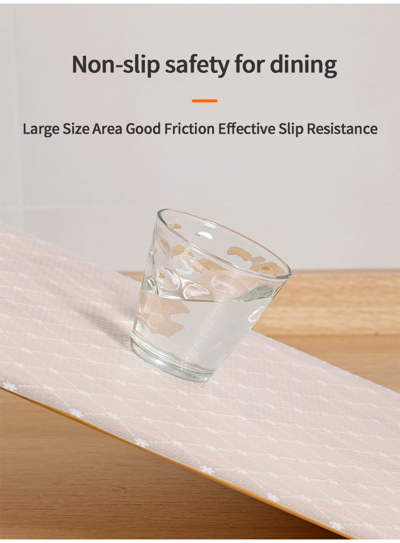Non-slip Padded Fridge Mat for Kitchen Accessories Bathroom and Transitional Design Style