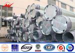 18m Steel Utility Pole For 33kv Transmission Line Tower