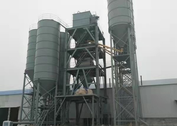2022 High Quality Automatic Dry Mortar Production Line Use Twin Shaft Paddle Mixer