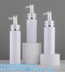 Shampoo Pump Bottle, Luxury Silver Cosmetic Packaging Face Cream Serum Essence