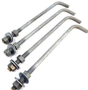 China Hot Dip Galvanized Foundation Anchor Bolts 8.8 Grade DIN965 ISO 7046.2 on sale