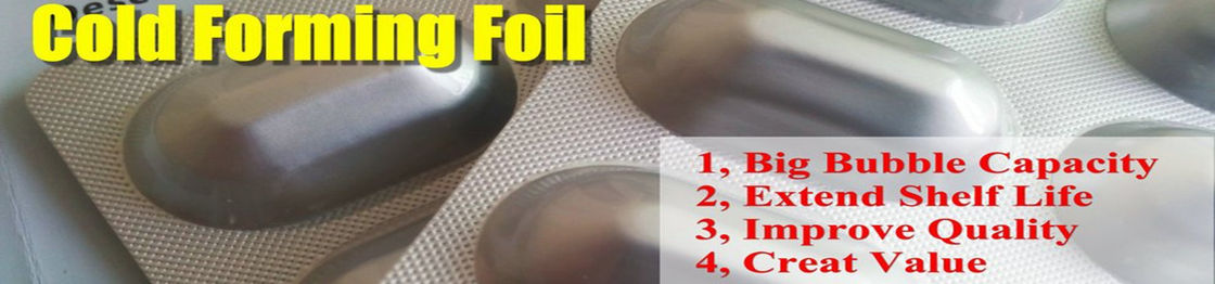 Pharmaceutical Packaging Material Cold Aluminium Foil For Generic Medicine Packaging