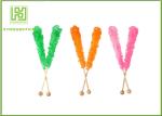 Fashion Rock Candy Swizzle Sticks , Bamboo Lollipop Sticks Bulk Placking