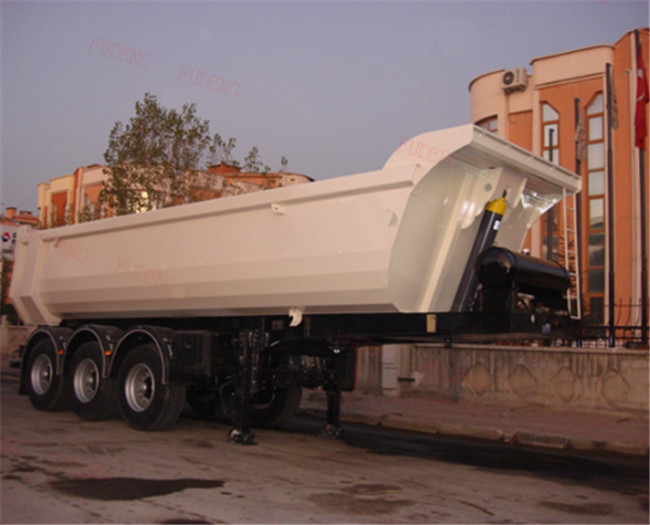 27 Cubicos Metros Dump Body Trailer 3- Axle FDZH110601 High Strength Steel