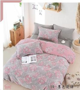 Quality Customized 100% Double Jacquard Washed Cotton Color Weaving Bedding Set Duvet Cover wholesale