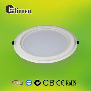 Quality Beautuful lighting 30W CE, CB, GS, SAA certificate Italian design round 500lm glass downlight wholesale
