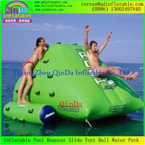 Quality Commercial Outdoor Inflatable Iceberg Water Toys For Lake / River / Swimming Pools wholesale