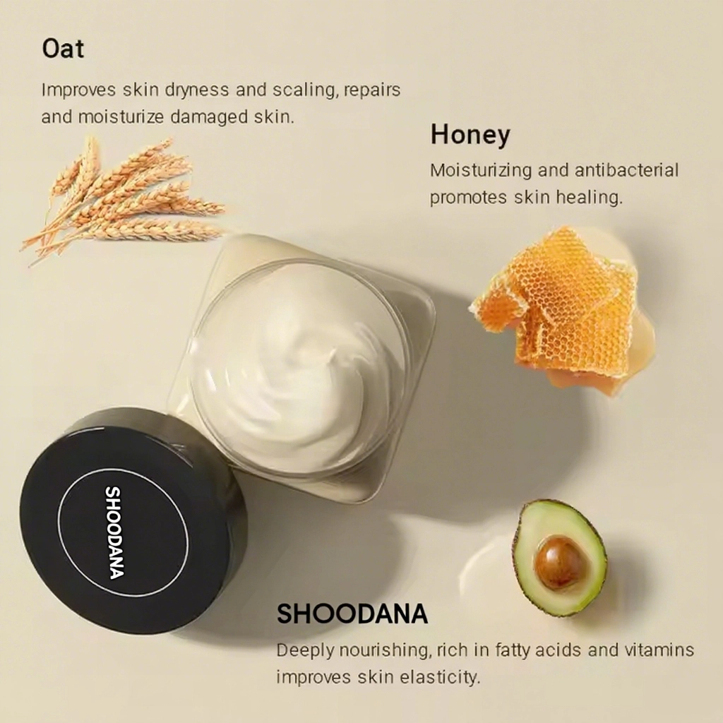 ODM / OEM Private Label Organic Oatmeal & Honey Whipped Body Butter Ultra Hydrating Moisturizing Lotion for Smooth Skin
