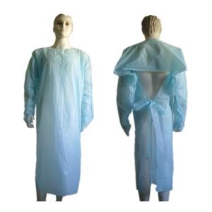 Quality Breathable Disposable Plastic Gowns , Anti Blood Disposable Medical Clothing wholesale