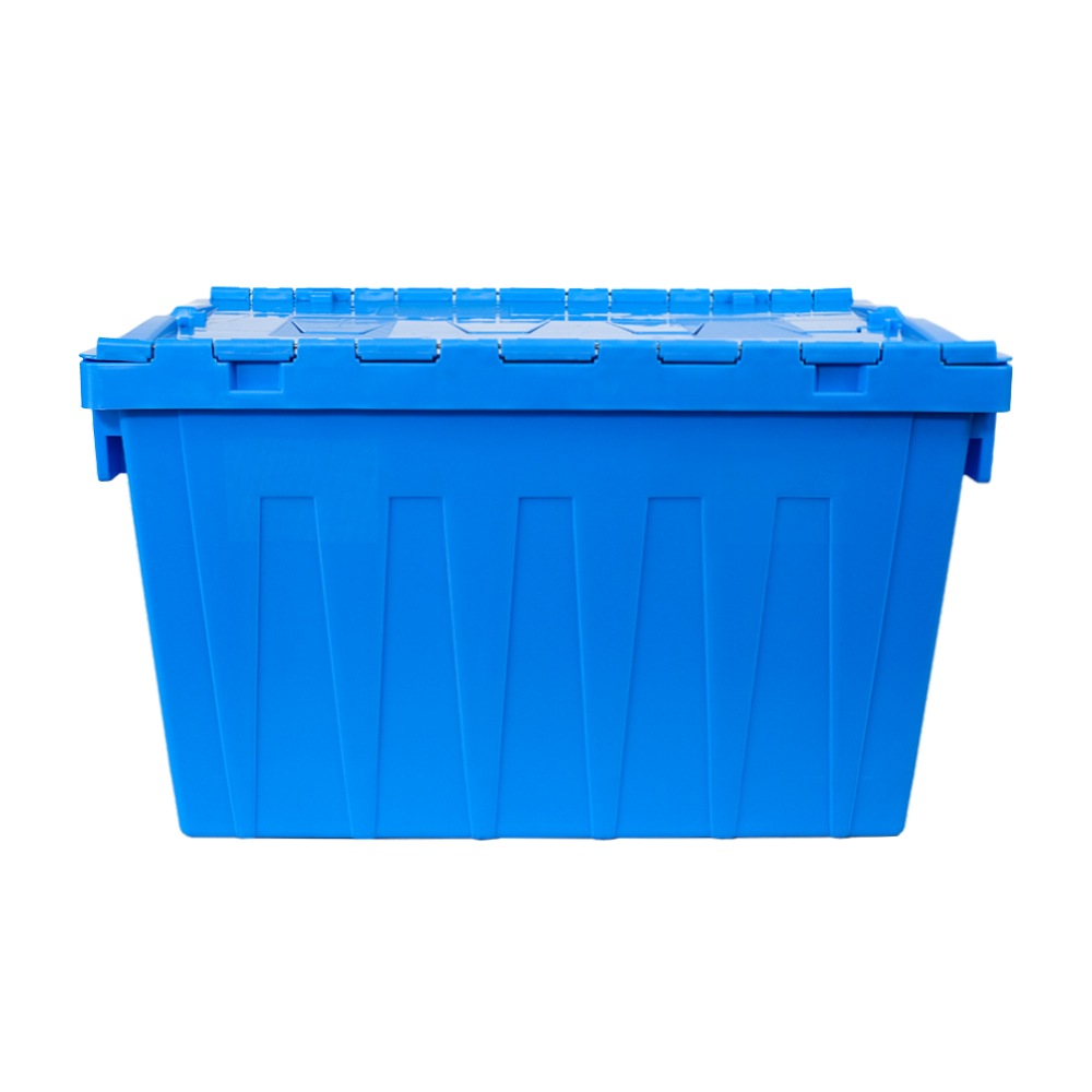 Warehouse Distribution Container Stackable Plastic Moving Crate with Customized Color