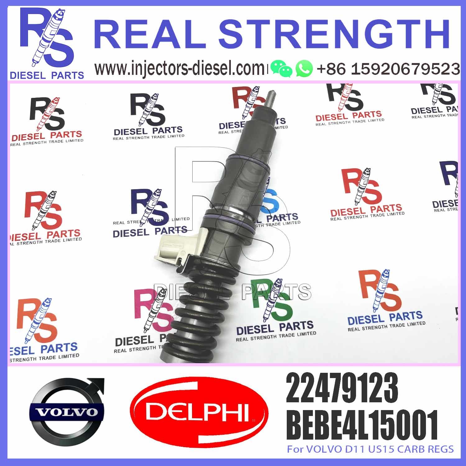 High Quality fuel injector BEBE4L15001 for voIvo engine 85020426 85020427 85141573 85144516 22479123