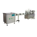 round bottle 3KW 1800BPH Plastic Bottle Filling Machine