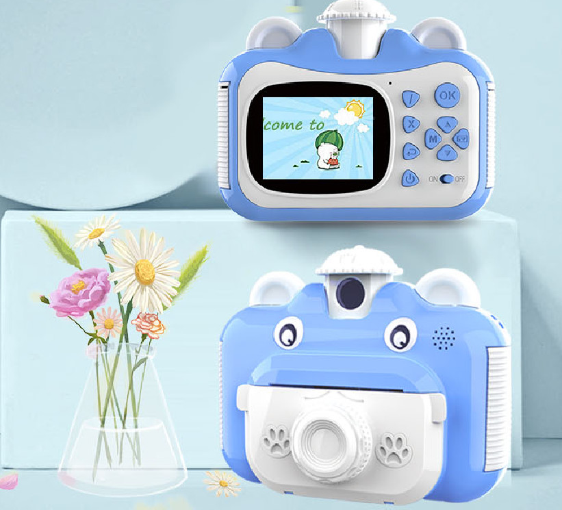 1080P HD Digital Portable Kids' Camera With Thermal Print With 1200mAh Battery