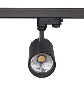 Quality powergear track fitting 15W white black color led track spotlight 3circuit Aluminum cups material 2700K led track light wholesale