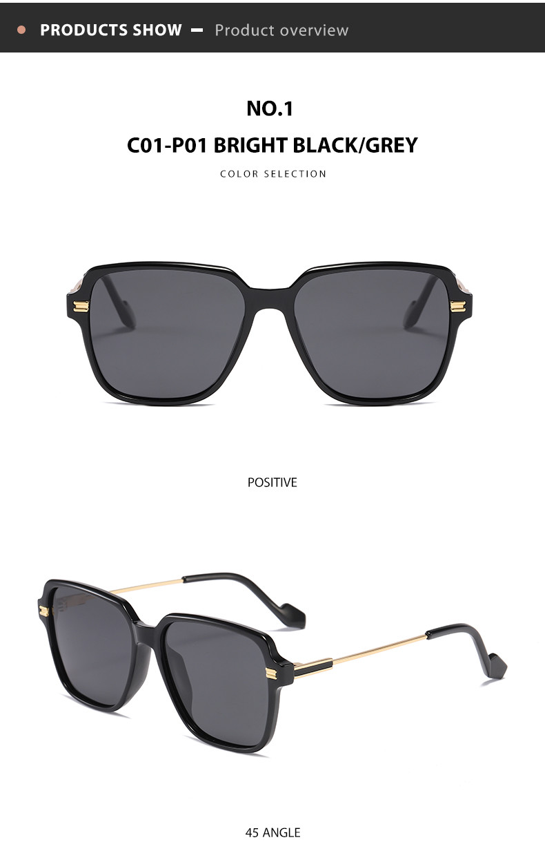 Women'S Fashion Polarized Sunglasses Anti UV Retro Mirror Lens