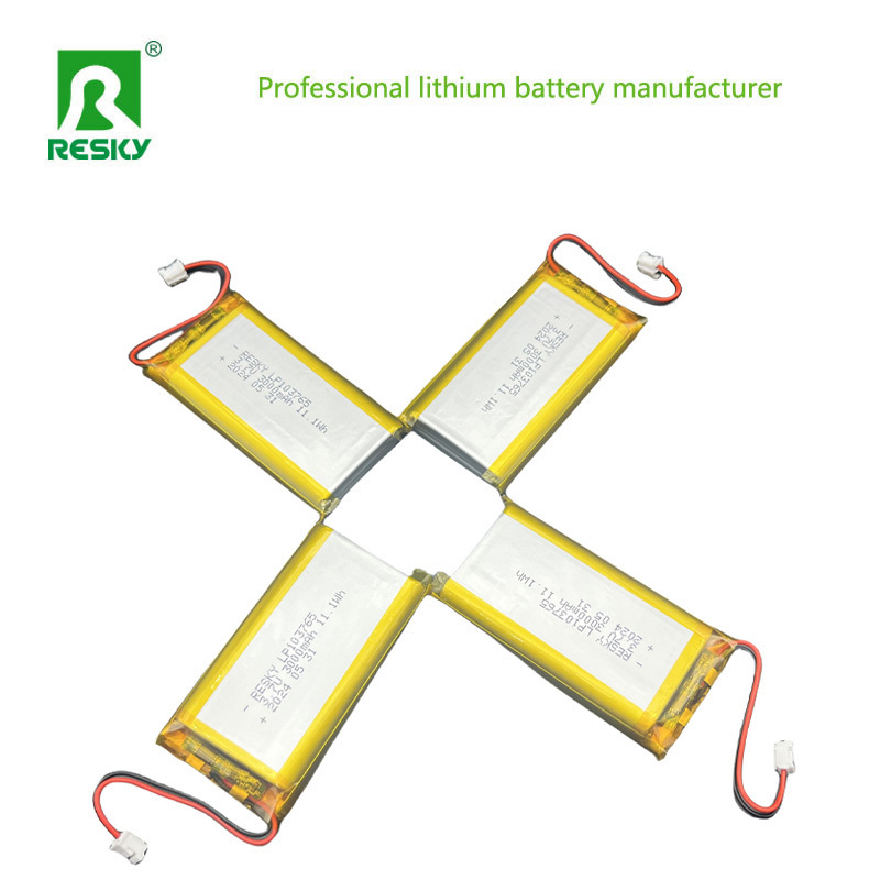 Rechargeable Lithium polymer battery cell 503759 3.7V 1200mAh for Dog Trainer