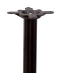 Custom Coffee Table Base Cast Iron Material Black Wrinkle Powder Coat Restaurant