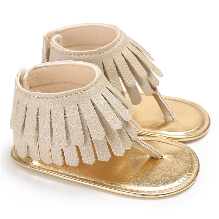 New fashion high quality infant Canvas Tassel First walker PU baby shoes for Boy and Girl