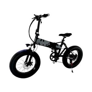 Quality Double Suspension 20 Inch Electric Folding Fat Tire Bike wholesale