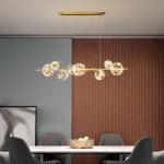 Nordic ring chandelier Living Dining Room Bedroom Led star chandelier Home