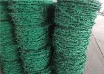 High Tensile PVC Coated Concertina Barbed Wire Use For Security Fencing