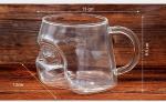 3D Star Wars Jedi Knights High Boron Glass Black Knights Beer Cup STARWARS