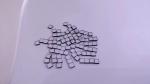 3x3x1mm CVD Lab Grown Diamonds 2PT 110 Single Crystal Diamond Plate