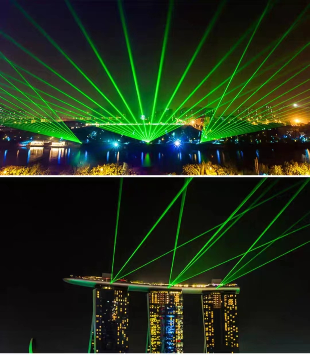 IP33 Rated Multi Laser Light Mini 3W RGB For Outdoors Full Color Animation Disco