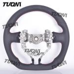 Toyota Lightweight Leather Carbon Fiber Steering Wheel Modern Black Flat Bottom