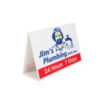 Rigid Customized PP Roster Sign Corplast Signs Shopping Mall Name Card
